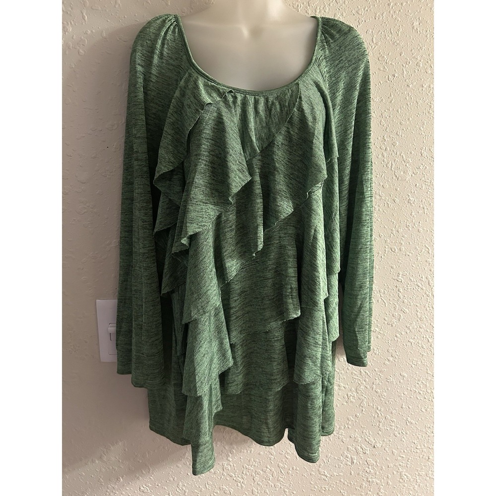 New 3X Elementz Foxy Layered Jazzy Top #1387*11